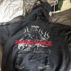 Darcsport and Civil regime collab sweater with hoodie